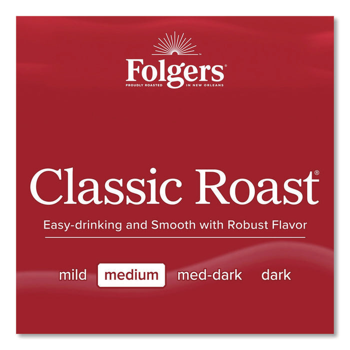 Classic Roast Ground Coffee Fraction Pack, 0.9 oz Fractional Pack, 36/Carton