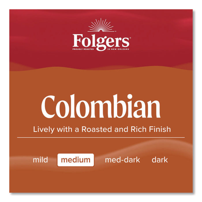 Coffee Filter Packs, 100% Colombian, 1.4 oz Pack, 40/Carton