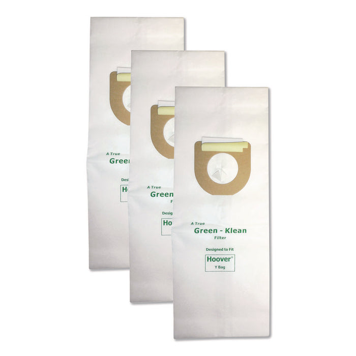 Replacement Vacuum Bags, Fits Hoover/Pacific Steamex Scholar/Royal, 3/Pack