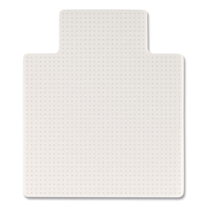 OceanMat Carpet Chair Mat for Flat Pile Carpeted Floors, Rectangular with Lip, Straight Edges, 36" x 48", Clear