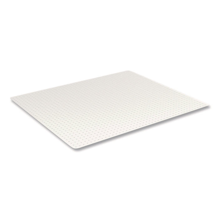 OceanMat Carpet Chair Mat for Flat Pile Carpeted Floors, Rectangular, Straight Edges, 36" x 48", Clear
