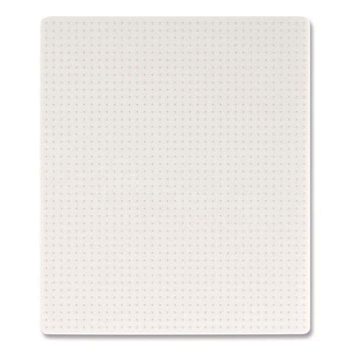 OceanMat Carpet Chair Mat for Flat Pile Carpeted Floors, Rectangular, Straight Edges, 36" x 48", Clear