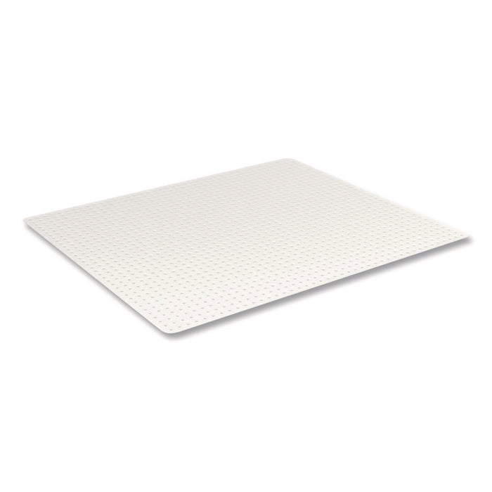 OceanMat Carpet Chair Mat for Flat Pile Carpeted Floors, Rectangular, Straight Edges, 46" x 60", Clear