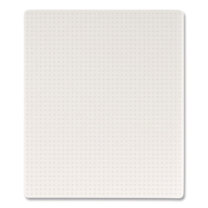 OceanMat Carpet Chair Mat for Flat Pile Carpeted Floors, Rectangular, Straight Edges, 46" x 60", Clear