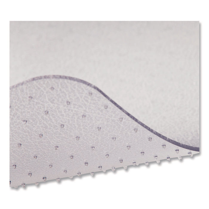 OceanMat Carpet Chair Mat for Flat Pile Carpeted Floors, Rectangular, Straight Edges, 46" x 60", Clear