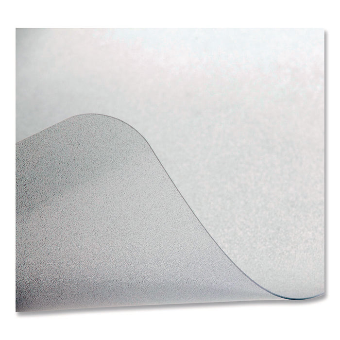 OceanMat Hard Floor Chair Mat for Hard Floors, Rectangular with Lip, Straight Edges, 36" x 48", Clear