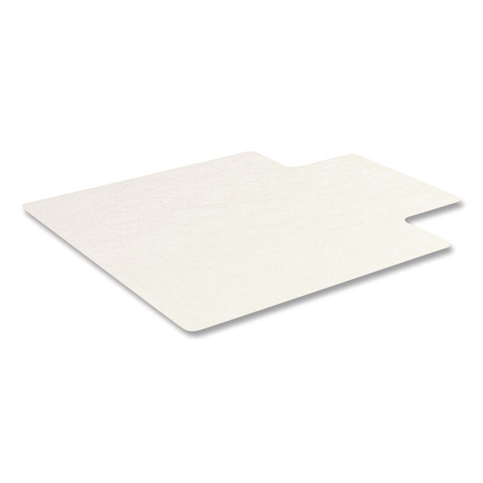 OceanMat Hard Floor Chair Mat for Hard Floors, Rectangular with Lip, Straight Edges, 45" x 53", Clear