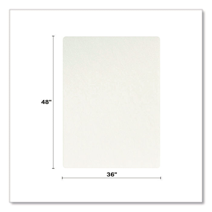 OceanMat Hard Floor Chair Mat for Hard Floors, Rectangular, Straight Edges, 36" x 48", Clear