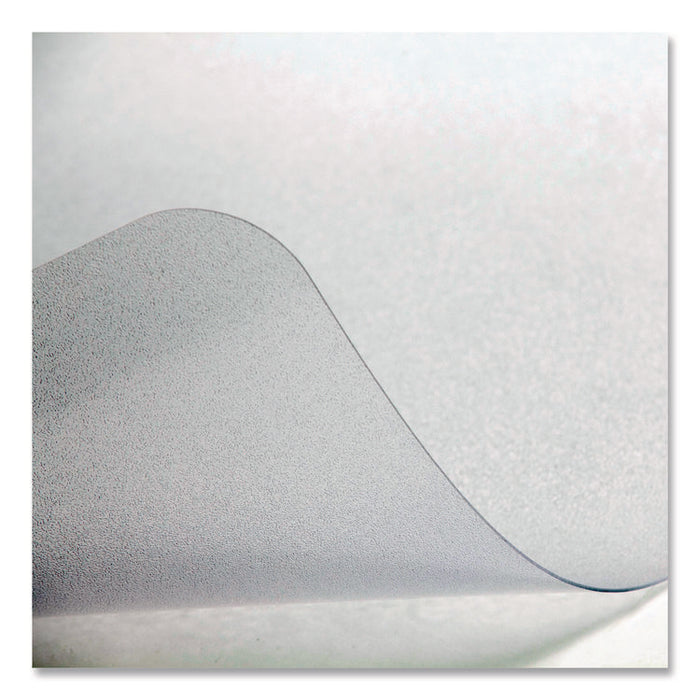 OceanMat Hard Floor Chair Mat for Hard Floors, Rectangular with Lip, Straight Edges, 45" x 53", Clear