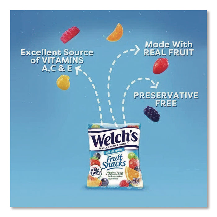 Fruit Snacks, Mixed Fruit, 5 oz Pouch, 12/Carton