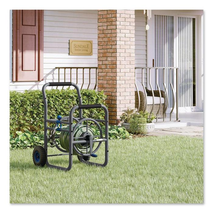 Professional Grade Hose Reel, 200 ft, 32 x 26.75 x 38, Gray