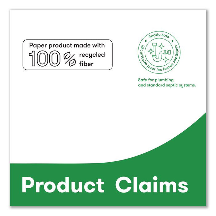 Select Standard Bath Tissue, Septic Safe, 2-Ply, White, 4 x 3.19, 500 Sheets/Roll, 96 Rolls/Carton