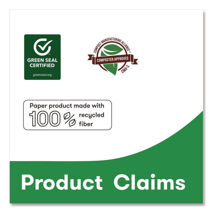 Select Kitchen Roll Towels, 2-Ply, 8 x 11, 250/Roll, 12/Carton