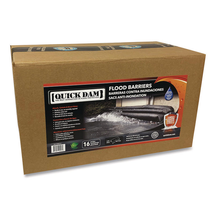 Flood Barriers, 6 " x 5 ft x 3.5", 16/Box