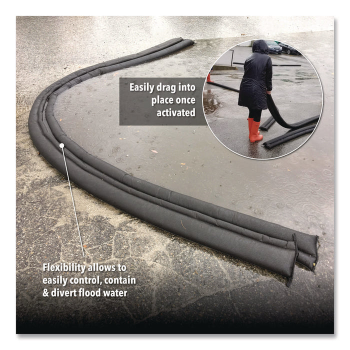 Flood Barriers, 6" x 10 ft x 3.5", 8/Box