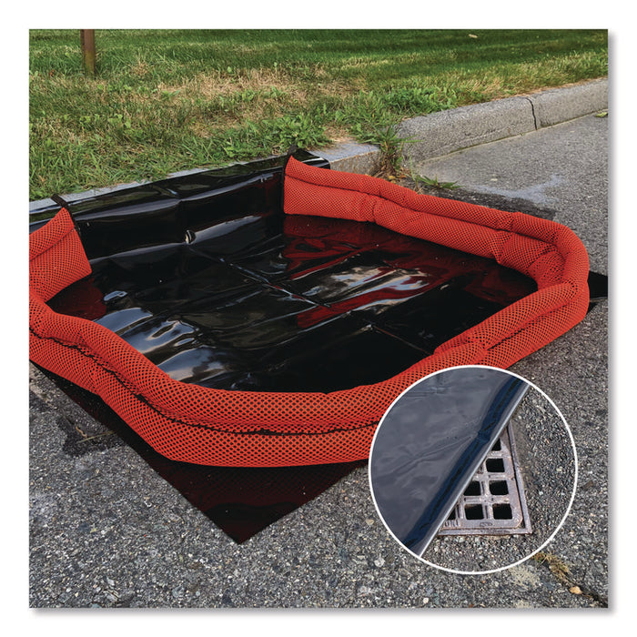 Flood Barriers, 6" x 10 ft x 3.5", 10/Box