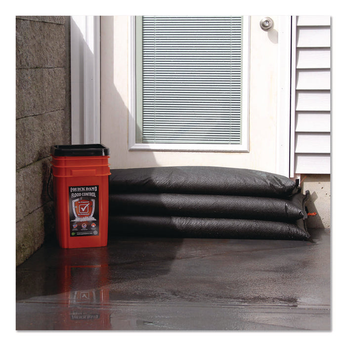 Outdoor Grab and Go Bucket Kit, (1) Bucket, (5) Jumbo Flood Bags