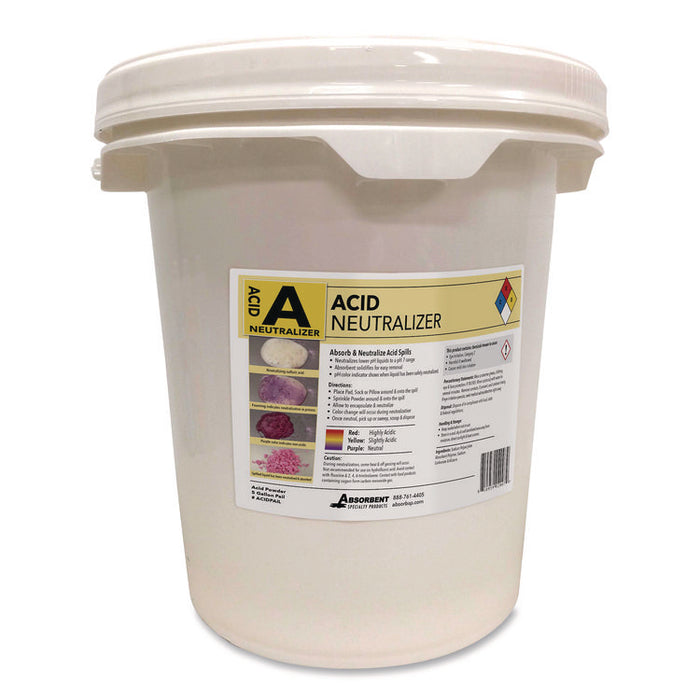 Acid Neutralizer, 12.1 L to 60.36 L, 5 gal Pail