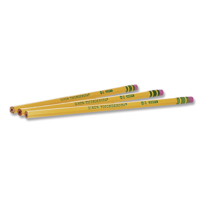 Pencils, B (#1), Black Lead, Yellow Barrel, Dozen
