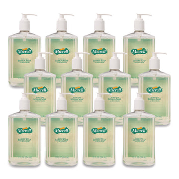 Micrell Antibacterial Lotion Soap - 12 fl oz - Pump Bottle Dispenser - Kill Germs - Hand - Antibacterial - Orange - Fast Acting, Bio-based, Non-irritating, Triclosan-free - 1 Carton