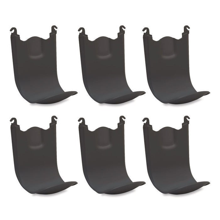 SHIELD TFX Floor and Wall Protector for 1,250 mL TFX Dispensers, Black, 6/Carton