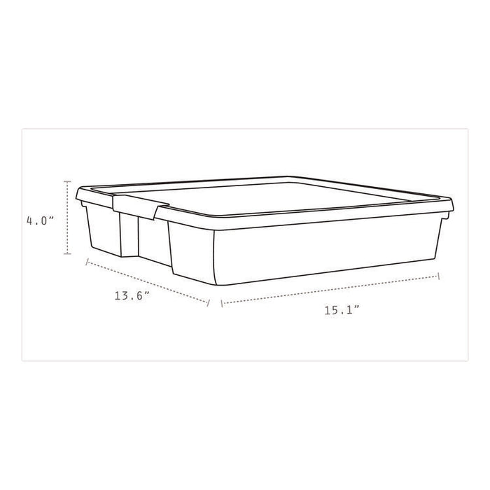 Project Box, 12" x 12", Clear, 5/Pack