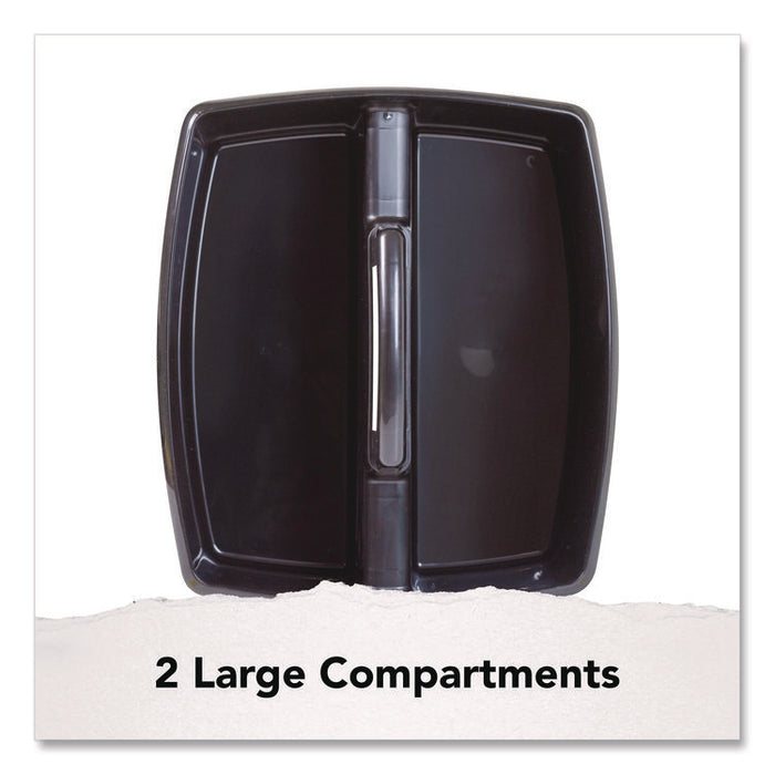 Large Caddy, 13 x 11 x 6.38, Black, 6/Pack