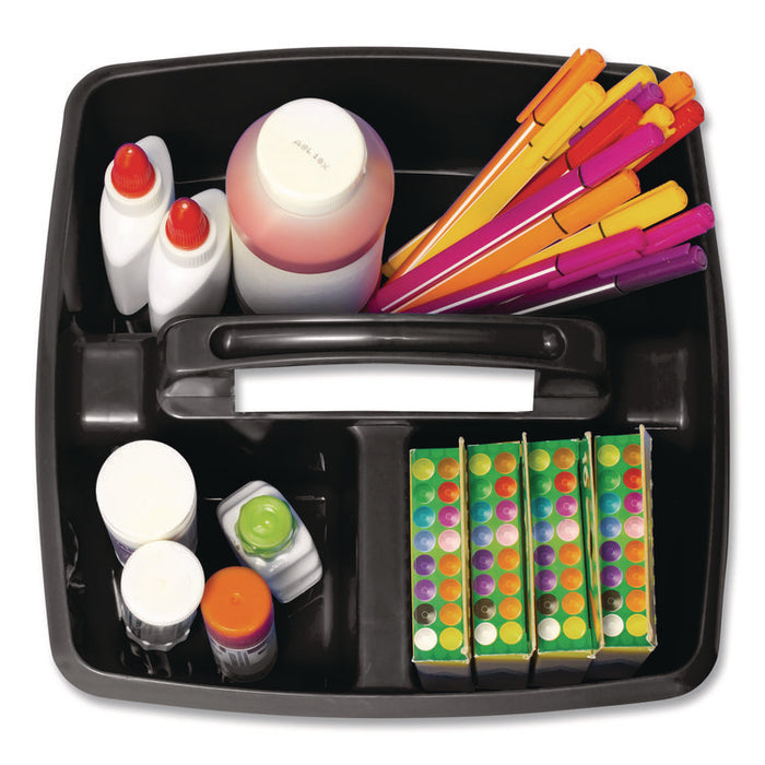 Small Caddy, 9.25 x 9.25 x 12, Black, 6/Pack