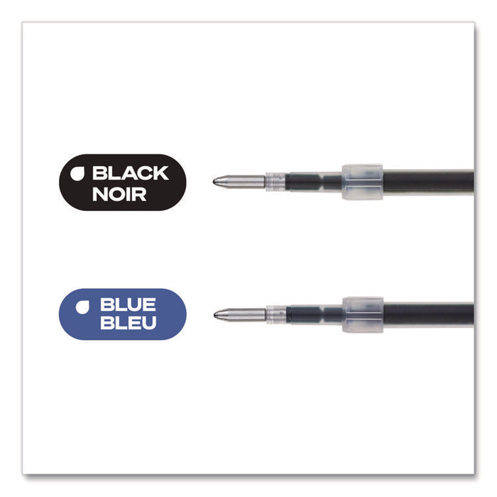 Refill for JetStream RT Pens, Bold Conical Tip, Black Ink, 2/Pack
