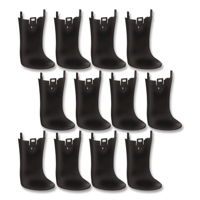 SHIELD Floor and Wall Protector for ADX and LTX Dispensers, Black, 12/Carton