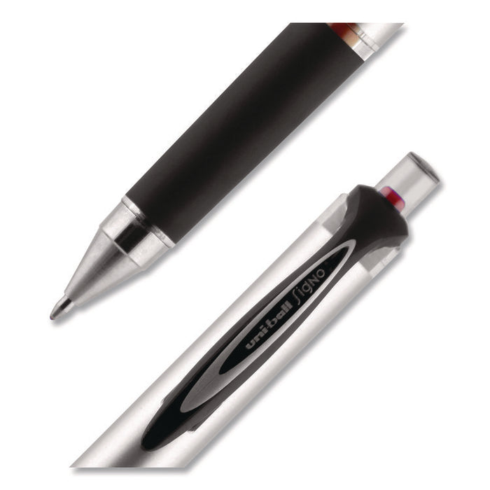 207 Impact RT Gel Pen, Retractable, Bold 1 mm, Red Ink, Black/Red Barrel