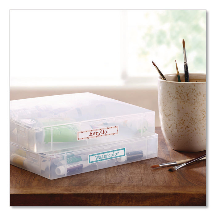 Permanent TrueBlock File Folder Labels with Sure Feed Technology, 0.66 x 3.44, White, 30/Sheet, 60 Sheets/Box