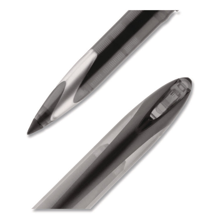 AIR Porous Rollerball Pen, Stick, Medium 0.7 mm, Black Ink, Black Barrel, Dozen