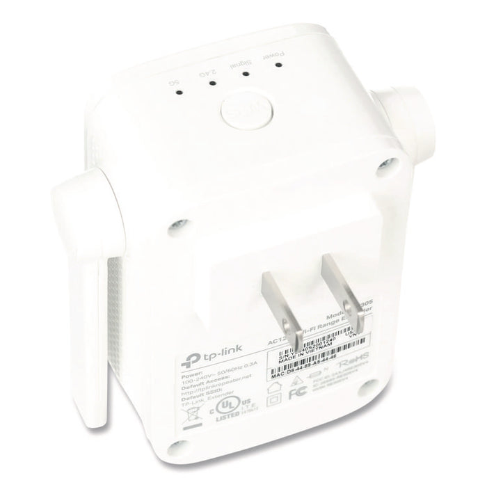 RE305 AC1200 Wi-Fi Range Extender, 1 Port, Dual-Band 2.4 GHz/5 GHz