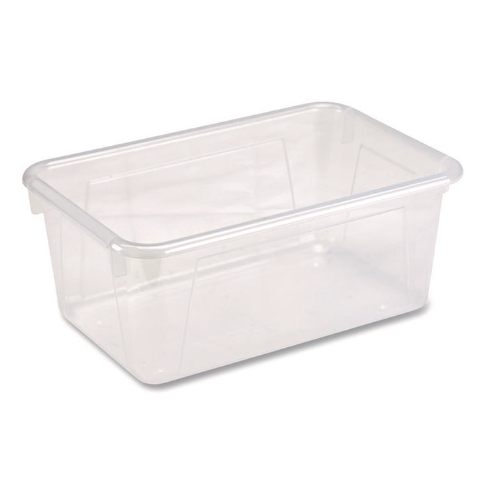 Cubby Bin, 1.8 gal, 7.8" x 12.09" x 5.18", Translucent, 5/Pack