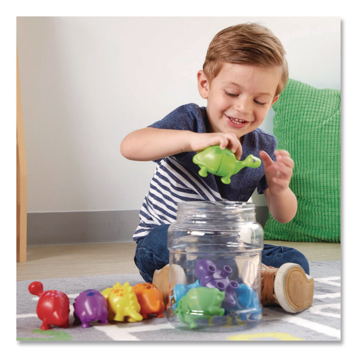Snap-n-Learn Matching Dinos, Pre-K, 18 Pieces