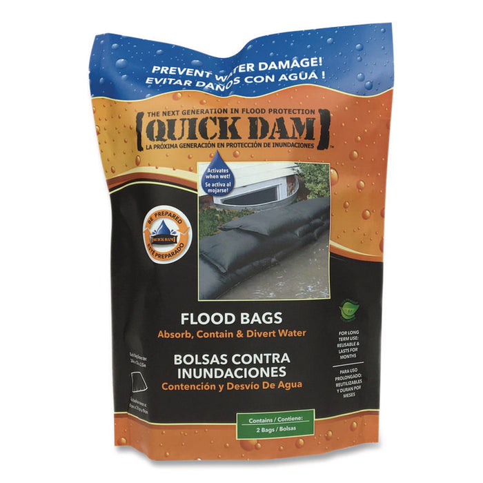 Flood Bags, 12" x 24" x 3.5", 2/Pack