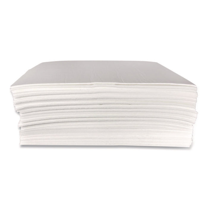 Mighty Mat Heavy Absorbent Pads, 9 gal, 16 x 18, 50/Box