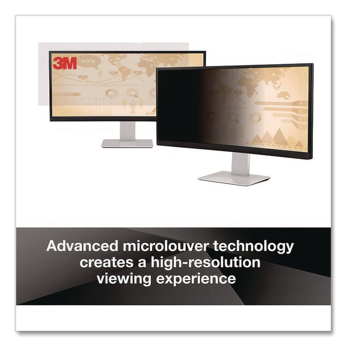Frameless Blackout Privacy Filter for 21.5" Widescreen Flat Panel Monitor, 16:9 Aspect Ratio, Black