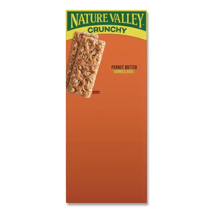 Granola Bars, Crunchy Peanut Butter, 1.5 oz Pouch, 28/Box