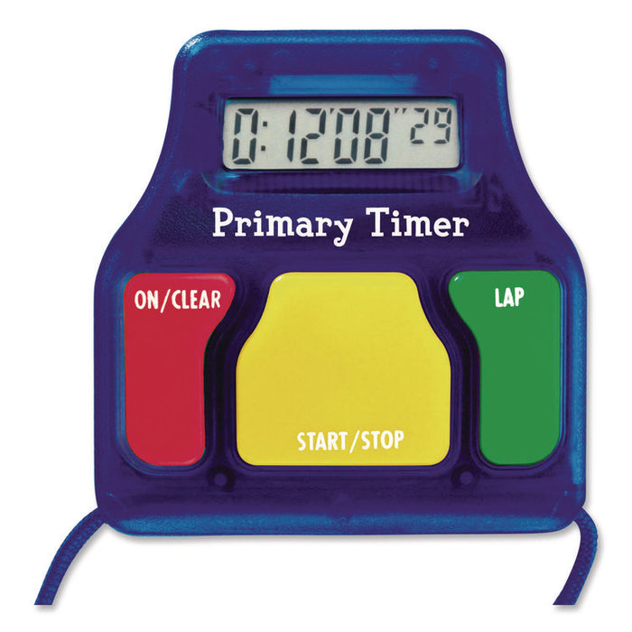 Student Timer, LCD, 2.5 x 6.3 x 2.5, Assorted Colors, 6 Timers