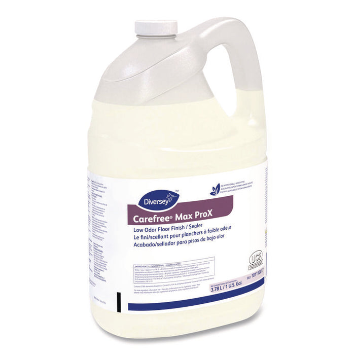 Carefree Max ProX Low Odor Floor Finish Sealer, 1 gal Bottle, 4/Carton