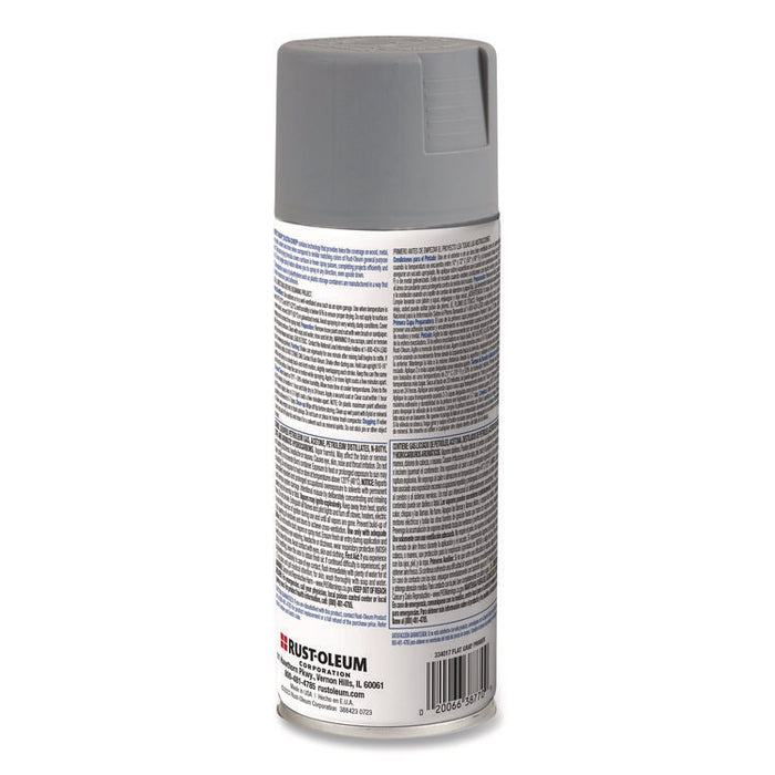 Painter's Touch 2X Ultra Cover Spray Paint, Flat Gray, 12 oz Aerosol Can