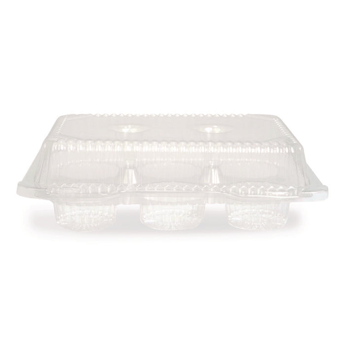 Bakery Containers, Muffin/Cupcake, 7.25 x 9.88 x 3.13, Clear, 250/Carton