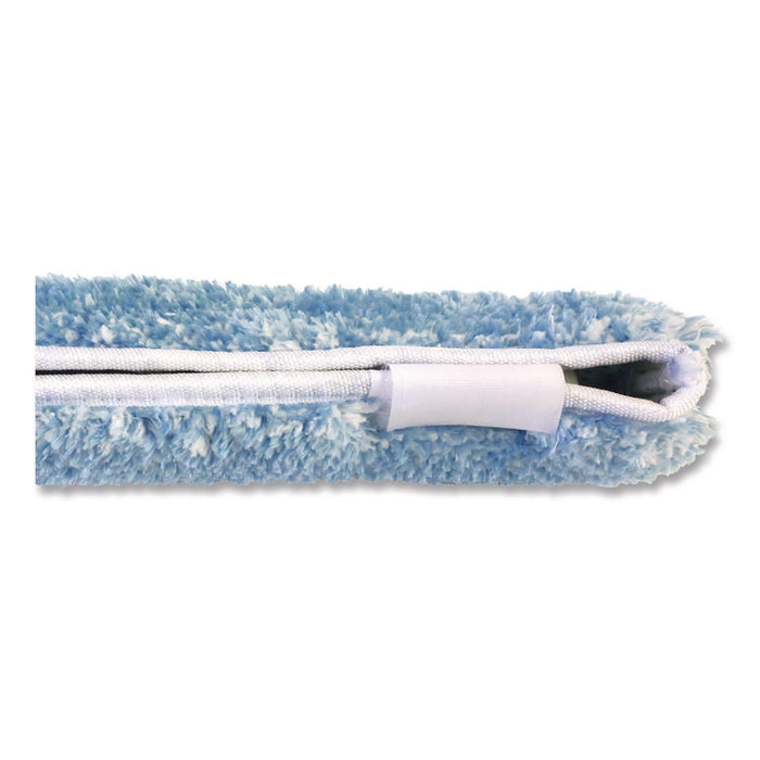 MaxiPlus Combo Window Washer and Squeegee Microfiber Replacement Sleeve, 15.5" Wide, Blue