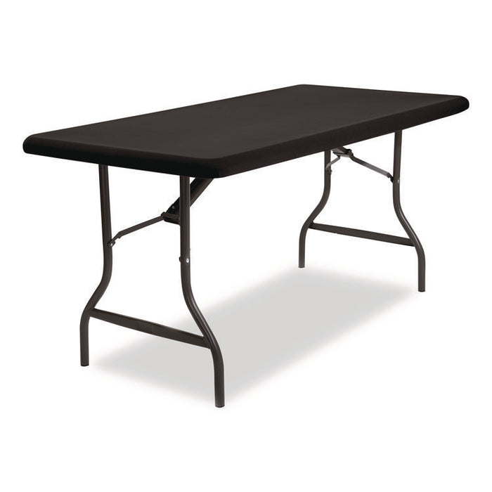 iGear Fabric Table Top Cap Cover, Polyester/Spandex, 30" x 72", Black
