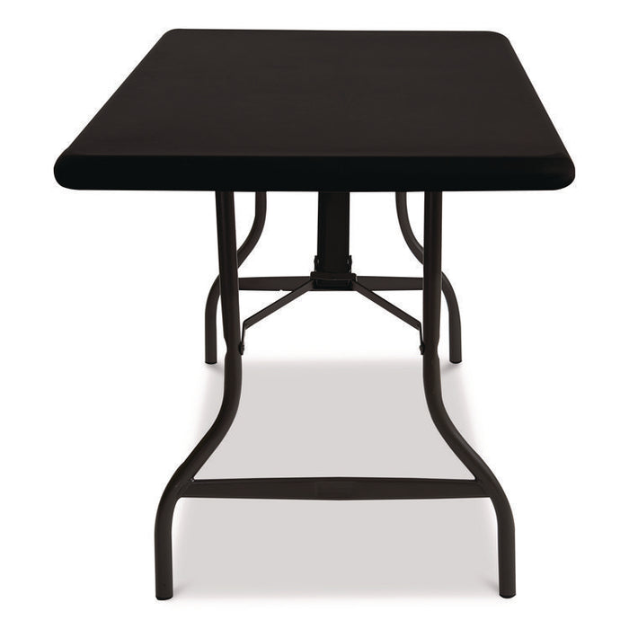 iGear Fabric Table Top Cap Cover, Polyester/Spandex, 30" x 96", Black