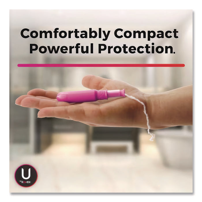 U by Kotex Click Compact Tampons, Regular Absorbency, 32/Pack
