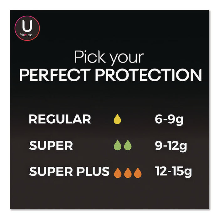 U by Kotex Click Compact Tampons, Super Absorbency, 32/Pack