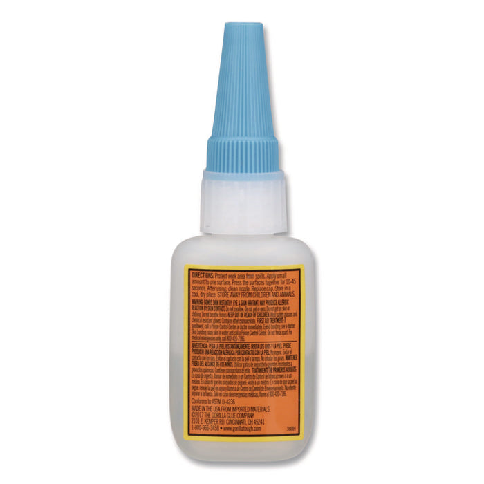Super Glue, 0.53 oz Bottle, Dries Clear